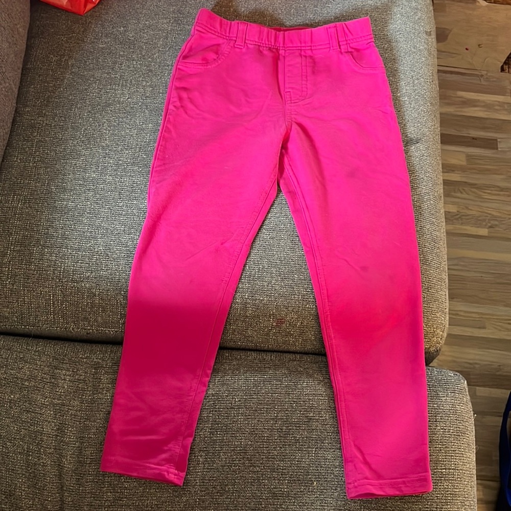 Pink Kids Size Seven Fake Jeans/Legging